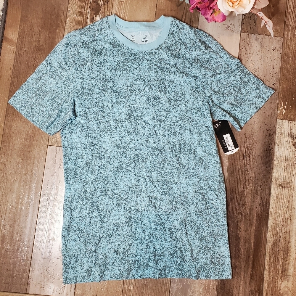 NWT Xersion Essential Short Sleeve Graphic Tee Men's Size Small 100% Cotton